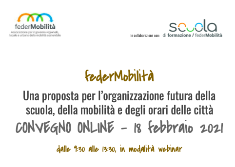 Una proposta per l’organizzazione futura della scuola, della mobilità e degli orari delle città